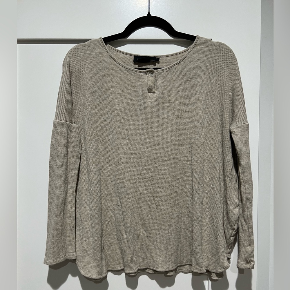 Hatch Waffle Knit Long Sleeve Top Size 1